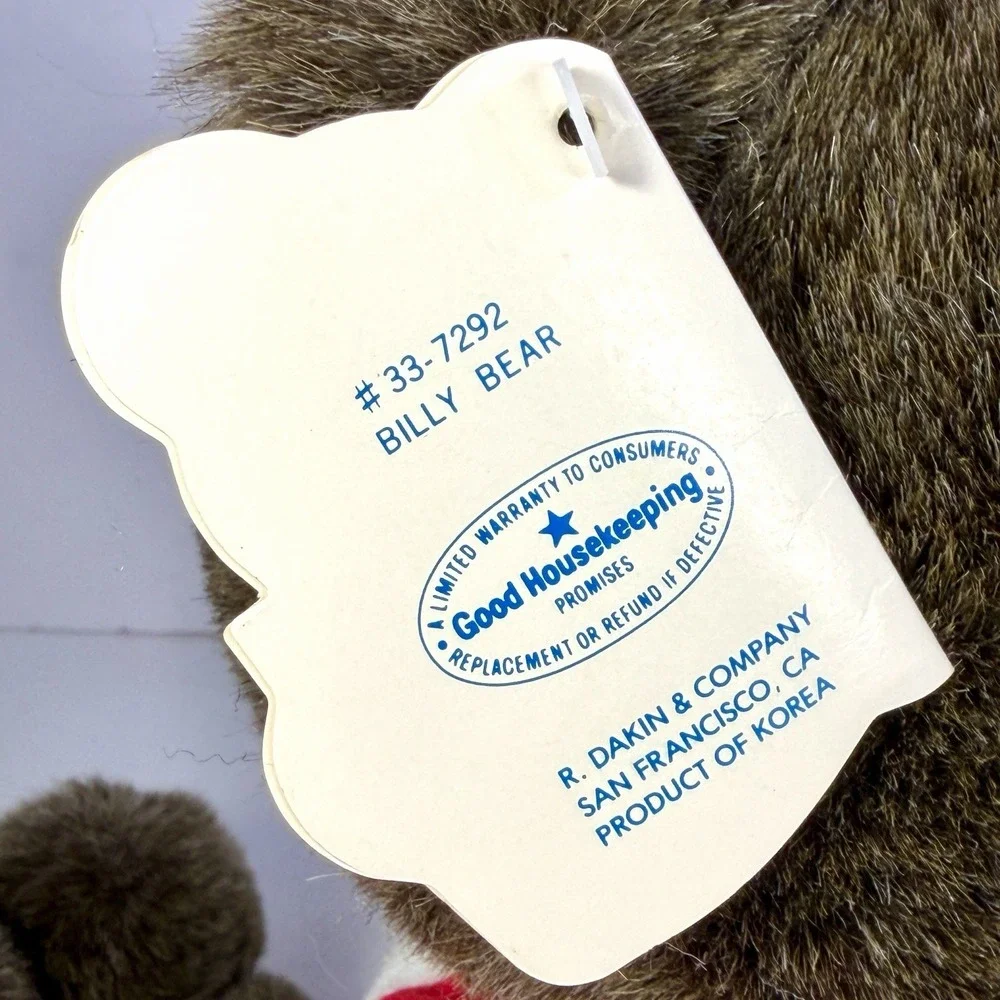Vintage 1984 Dakin Nature Babies Baldknobbers Billy Bear Branson MO‎ Plush 16